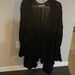 Love Tree Black Cardigan